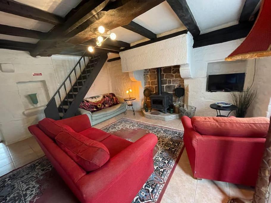 Le Petit Fleur - The Little Flower, Cosy Cottage Saint-Michel-de-Montjoie Eksteriør bilde